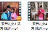 庐剧一双苦儿女完整版郑芳陈琳全集mp4视频百度网盘打包下载